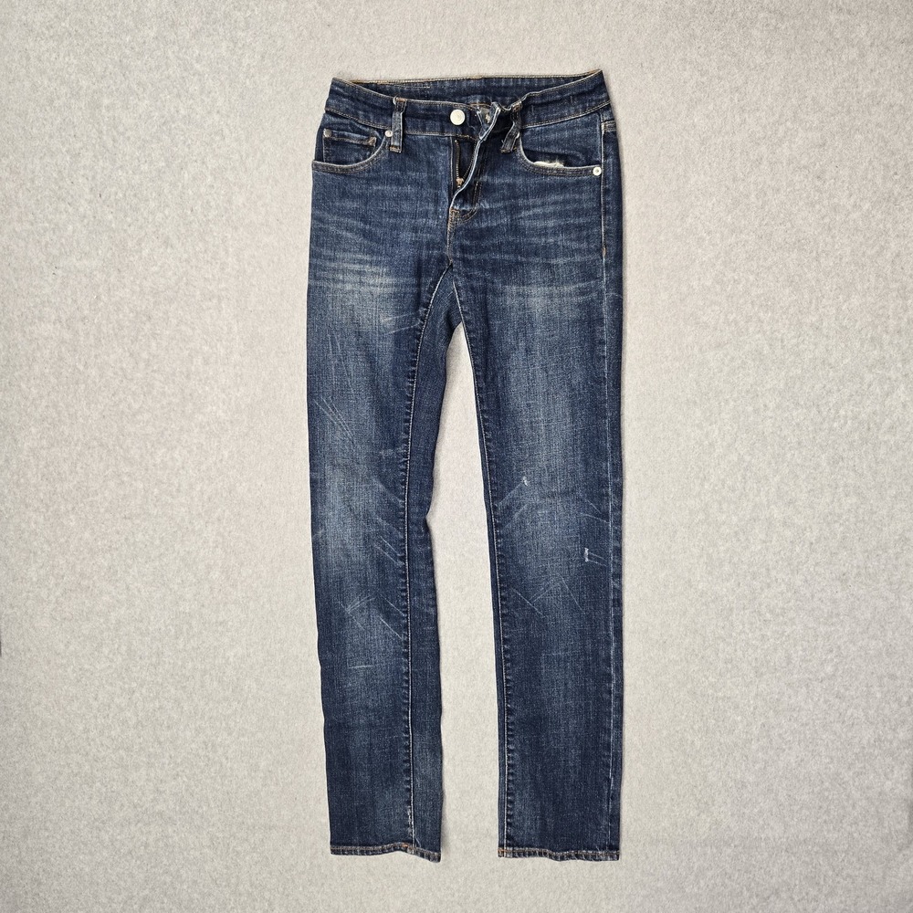 Denim & Supply Ralph Lauren Women Jeans 25/32 Blue‎ Denim Straight Slim 30" Y2K